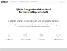 Tablet Screenshot of energiemanufaktur.de